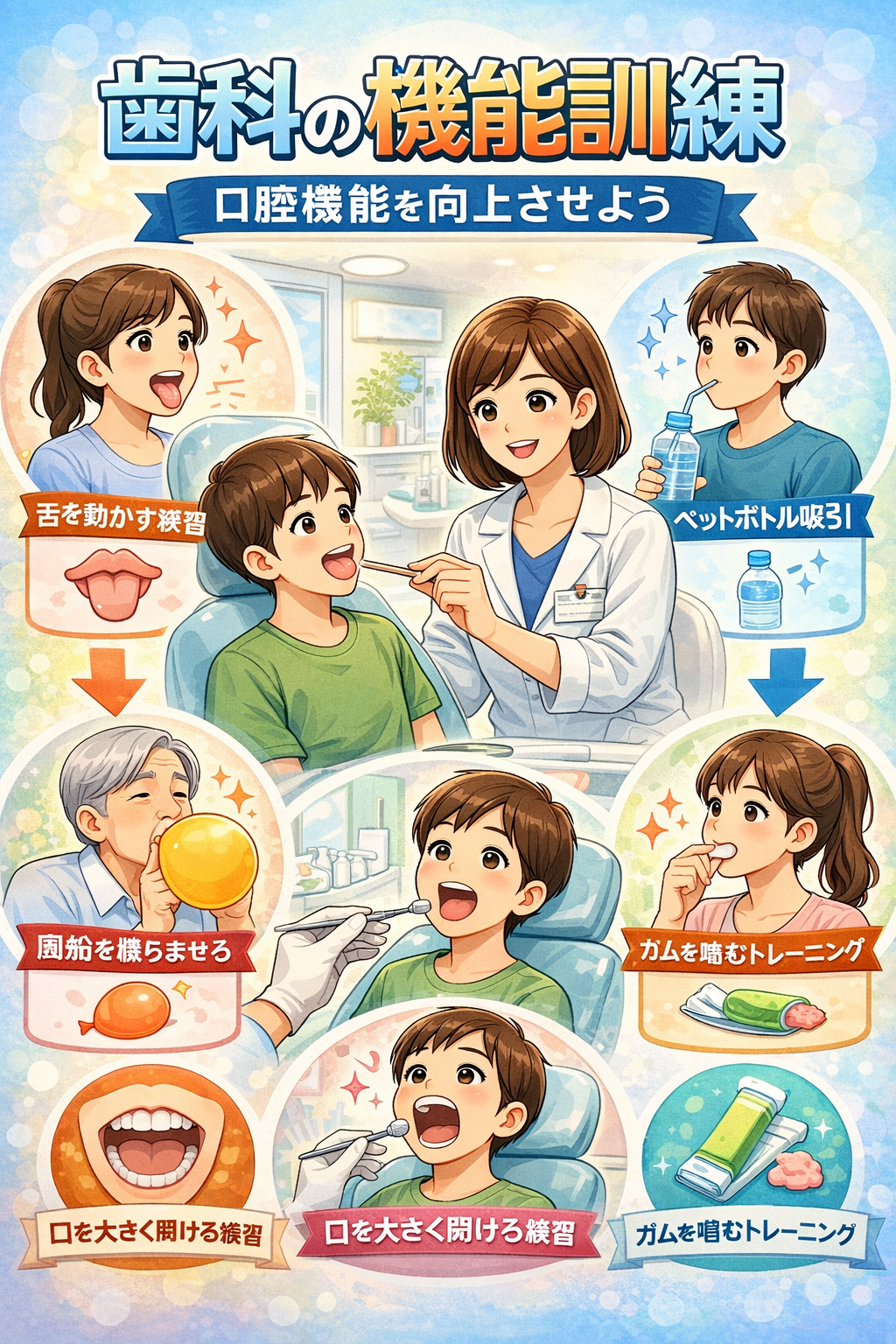 保険治療できる、口腔機能発達不全症とは？MFT（口腔筋機能療法）についてわかりやすく解説